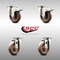 Service Caster 4 Inch 316SS High Temp Glass Filled Nylon Top Plate Caster Lock Brakes SCC, 2PK SCC-SS316TTL20S414-GFNSHT-2-S-2 - alternate 4